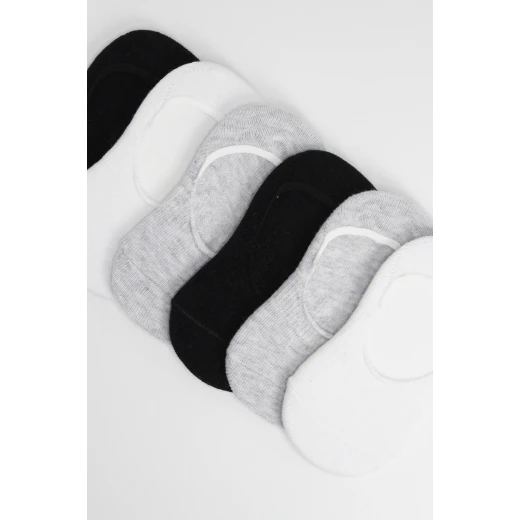 Bistyle 6-Pairs Baby Ballerina Socks (6-12 m) (Grey, White, Black) - BiOrganic - Image 6