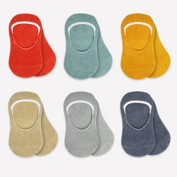 Bistyle 6-Pairs Baby Ballerina Socks (12-24 m) Colored