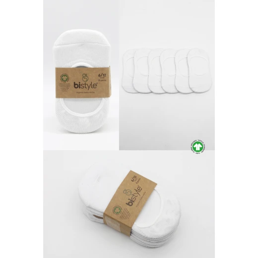 جوارب باليرينا للأطفال من 6 أزواج (24-36 شهر) (أبيض)  من بيستايل - BiOrganic - Image 7