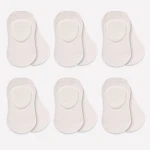 Bistyle 6-Pairs Baby Ballerina Socks (24-36 m) Beige - BiOrganic