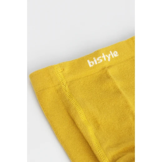 Bistyle Combed Cotton Single Tight (6-12 m) Yellow - BiOrganic - Image 5