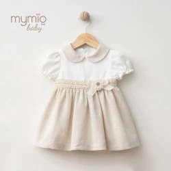 فستان بناتي راقٍ للبنات من ماي ميو، بني، 24 شهر، (4401)