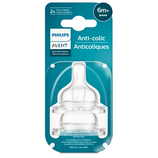Philips Avent Anti-Colic Teat, T4 - Philips Avent - Image 2