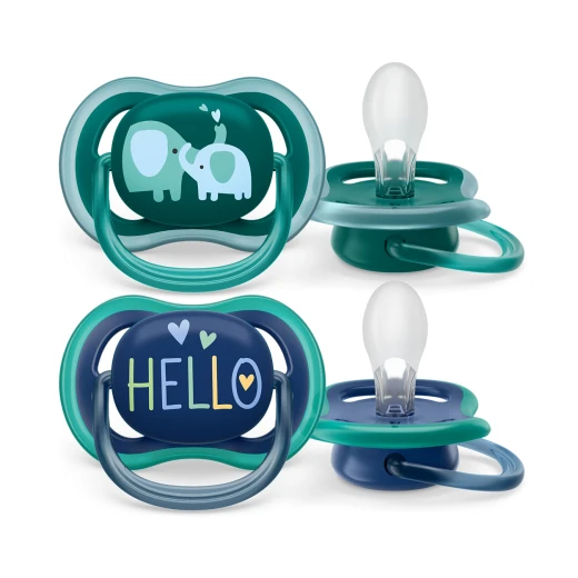 Avent ultra air Soother orthodontic (18+), Blue