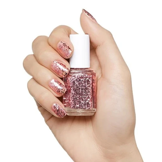 Essie LuxeEffects A Cut Above 275 Rose Gold Glitter Effect – Professional Salon Quality Nail Polish with Long Lasting Glossy Finish, Smooth Easy Application for Perfect Manicure and Pedicure - Essie - Image 7