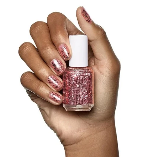 Essie LuxeEffects A Cut Above 275 Rose Gold Glitter Effect – Professional Salon Quality Nail Polish with Long Lasting Glossy Finish, Smooth Easy Application for Perfect Manicure and Pedicure - Essie - Image 2