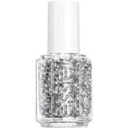 Essie LuxeEffects Set In Stones 278 Silver Diamond Glitter Effect – Professional Salon Quality Nail Polish with Long Lasting Glossy Finish, Smooth Easy Application for Perfect Manicure and Pedicure