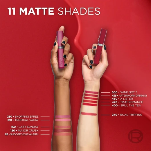 L’Oréal Paris , Infaillible Le Matte Resistance Liquid Lipstick up to 16 Hour wear, 115 SNOOZE THE ALARM - L'Oreal Paris - Image 4