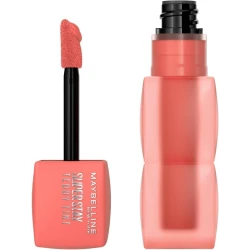 Maybelline New York, Super Stay Teddy Tint Plushwear and Transferproof, Delivers up to 12 hours of Long-lasting Blurred Matte Soft Lip Color, 25 BABY TEE