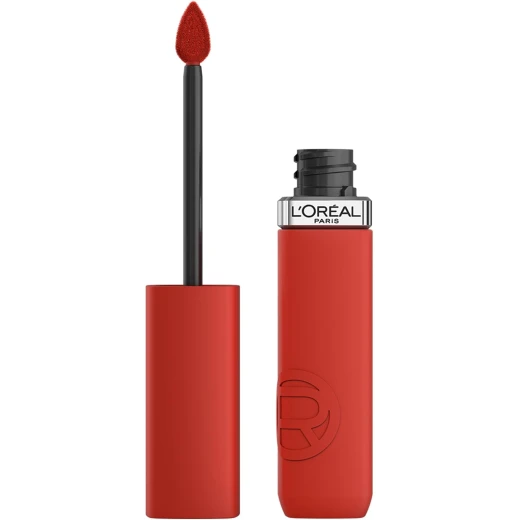 L’Oréal Paris Liquid Lipstick, Intense Colour, Longwear Matte Formula with Hyaluronic Acid, Transfer- and Smudge-Resistant, Infallible Matte Resistance, 400 Spill The Tea L’Oréal Paris Liquid Lipstick, Intense Colour, Longwear Matte Formula with Hyaluronic Acid, Transfer- and Smudge-Resistant, Infallible Matte Resistance, 400 Spill The Tea