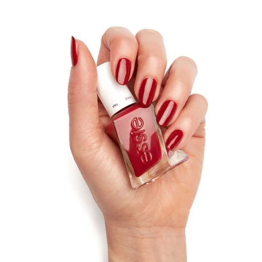 Essie Gel Couture Nail Polish 509 Paint the gown red – Long Lasting Gel Effect Nail Color with Rich Pigment and Smooth Coverage for Professional Salon Style Manicure 13.5ml - Essie - Image 4