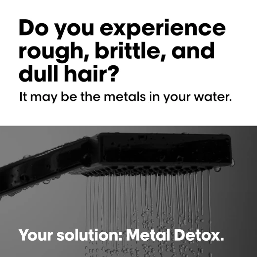 L'Oréal Professionnel Paris Metal Detox Shampoo - Sulfate-Free Anti-Breakage Shampoo For Damaged or Color-Treated Hair, Detoxifies, Prevents Damage & Prolongs Hair Color 300MLL - Loreal professionnel - Image 2