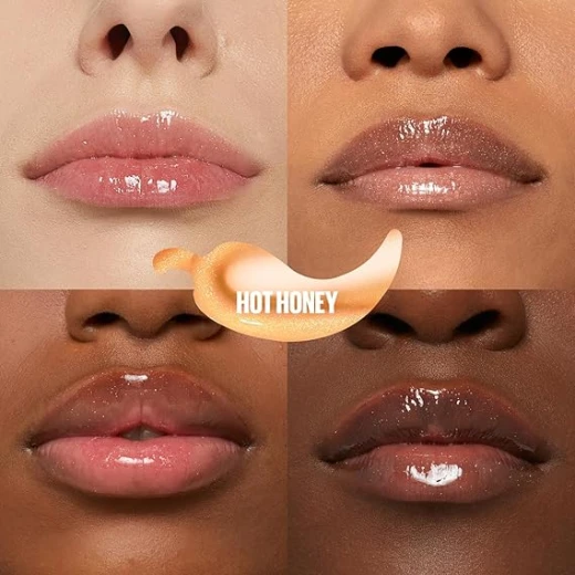 Maybelline New York Lifter Plump, Hydrating Lip Plumping Gloss with Chilli Pepper 008 (Hot Honey) - Maybelline New York - Image 3