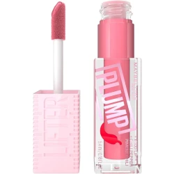 Maybelline New York Lifter Plump, Hydrating Lip Plumping Gloss with Chilli Pepper 001 (Blush Blaze)