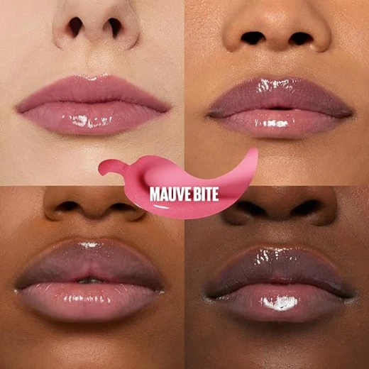 Maybelline New York Lifter Plump, Hydrating Lip Plumping Gloss with Chilli Pepper 002 (Mauve Bite) - Maybelline New York - Image 4
