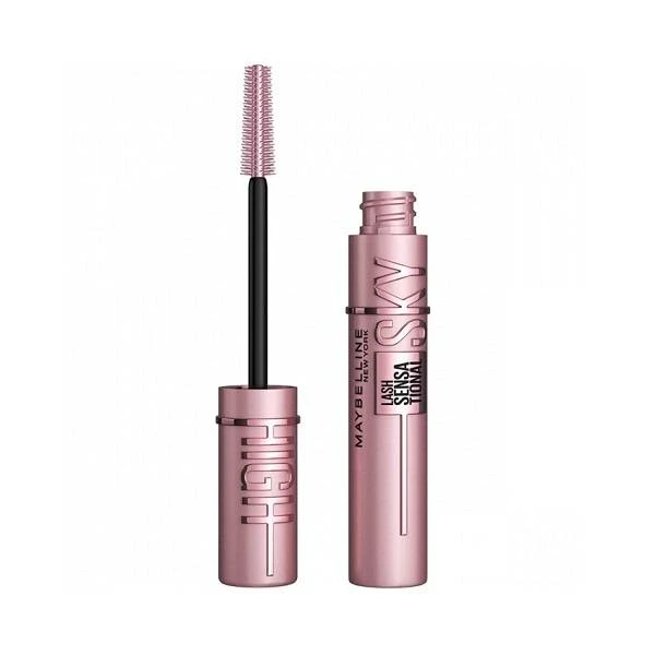 Maybelline New York Black Mascara for Extremely Long Eyelashes Lash Sensational Sky High Mascara Very Black 7.2ml - Maybelline