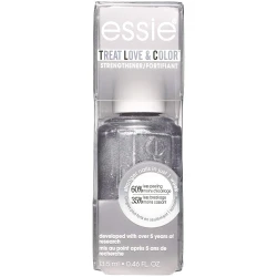 Essie Treat Love & Color Steel The Lead 158 Strengthening Grey Nail Polish – Professional Nail Care Color with Strengthening Treatment Formula that Helps Protect Nails while Delivering High Shine Glossy Finish and Chip Resistant Long Lasting Wear