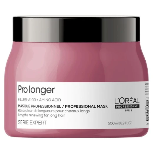 ماسك لوريال بروفيسيونال Serie Expert Pro Longer سعة 500 مل، علاج مكثف للشعر الطويل، يساعد على تقوية الأطراف وتقليل التقصف والتكسر، يمنح نعومة ولمعاناً وترطيباً عميقاً، مناسب للشعر الطويل والتالف للحصول على مظهر صحي وكثيف ماسك لوريال بروفيسيونال Serie Expert Pro Longer سعة 500 مل، علاج مكثف للشعر الطويل، يساعد على تقوية الأطراف وتقليل التقصف والتكسر، يمنح نعومة ولمعاناً وترطيباً عميقاً، مناسب للشعر الطويل والتالف للحصول على مظهر صحي وكثيف