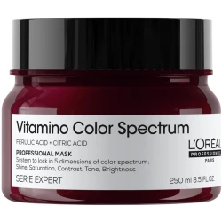 L'Oréal Professionnel Paris Vitamino Color Spectrum Mask - Maintains Day 1 Vibrancy, Intensive Moisture, Strengthens & Smooths Hair, For All Colored & Vivid Hair 250ml