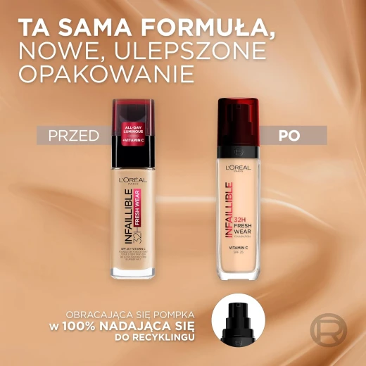 L'Oreal Paris, Infallible 32hr Freshwear Foundation 015 Porcelaine - L'Oreal Paris - Image 4