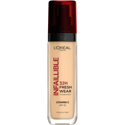 L’Oréal Paris Infallible 32H Freshwear Liquid Foundation, 125 Natural Rose, 30 ml L’Oréal Paris Infallible 32H Freshwear Liquid Foundation, 125 Natural Rose, 30 ml