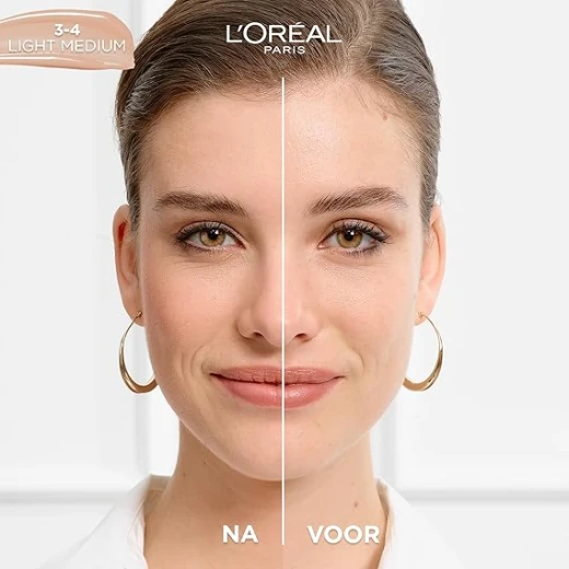 L’Oréal Paris True Match Nude, Plumping tinted Serum, Shade 3-4 Light Medium - L'Oreal Paris - Image 4