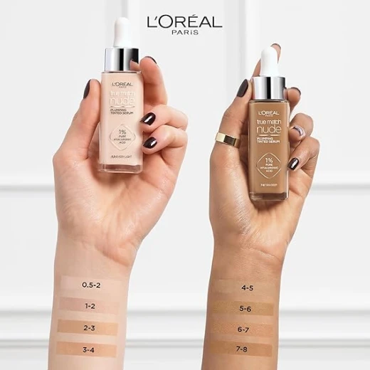 L’Oréal Paris True Match Nude, Plumping tinted Serum, Shade 3-4 Light Medium - L'Oreal Paris - Image 7