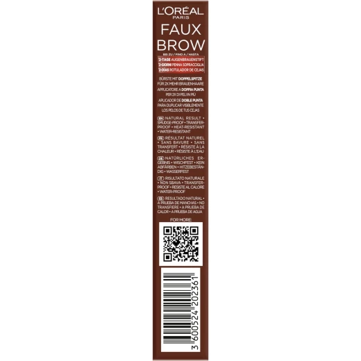 L'Oréal Paris Infaillable Faux Brow Pencil Shade Light Brunette - L'Oreal Paris - Image 9