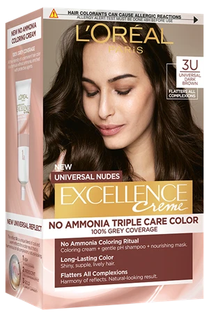 L’Oréal Paris Excellence No Ammonia Universal Nudes 3U Dark Brown