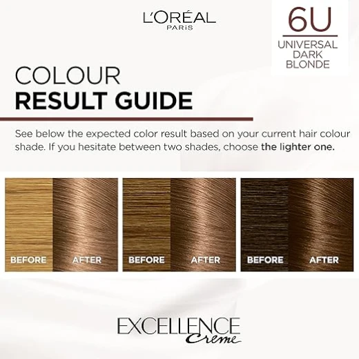 L’Oréal Paris Excellence No Ammonia Universal Nudes 6U Dark Blonde - L'Oreal Paris - Image 6