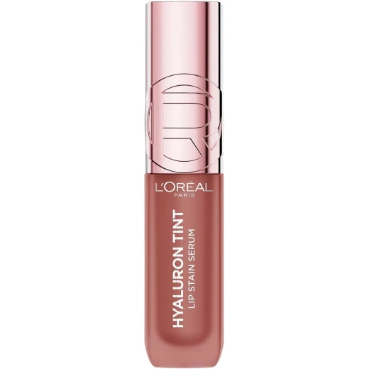 L'Oréal Paris Hyaluron Tint Lip Stain Serum, Long Lasting, Hydrating Lip Makeup Infused with Hyaluronic Acid, 485 Nude Espresso (Medium Brown Nude) L'Oréal Paris Hyaluron Tint Lip Stain Serum, Long Lasting, Hydrating Lip Makeup Infused with Hyaluronic Acid, 485 Nude Espresso (Medium Brown Nude)