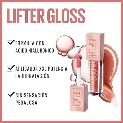 Maybelline New York Lifter Gloss With Hyaluronic Acid, 001 Pearl - Maybelline New York - Image 4