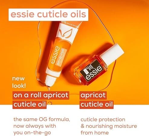 Essie On A Roll Apricot Nail & Cuticle Oil – Nourishing Apricot Infused Nail Care Oil that Helps Moisturize Dry Cuticles and Nails while Promoting Smooth Strong Healthy Looking Nails with Natural Shine - Essie - Image 7