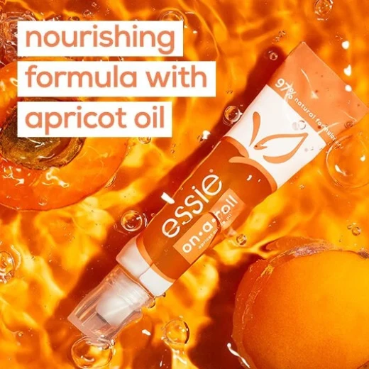 Essie On A Roll Apricot Nail & Cuticle Oil – Nourishing Apricot Infused Nail Care Oil that Helps Moisturize Dry Cuticles and Nails while Promoting Smooth Strong Healthy Looking Nails with Natural Shine - Essie - Image 5