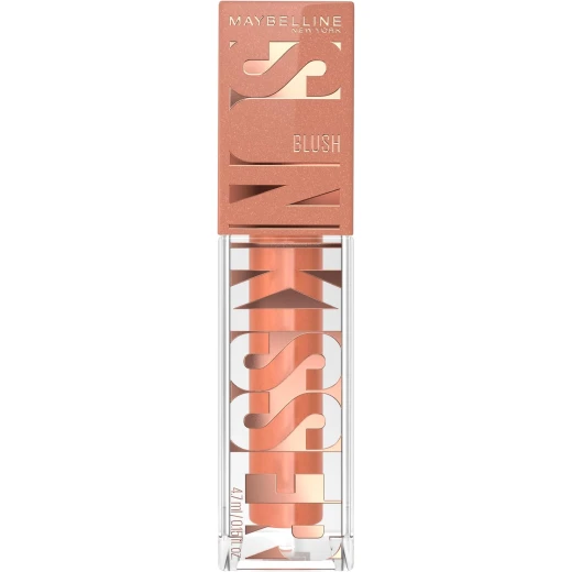 MAYBELLINE New York, SUNKISSER, Multi-Purpose Illuminating Liquid Blush, Blush, Highlighter and Bronzer, Healthy Glow, Tanned Complexion, Glowy Makeup, Shade: Downtown Rush - Maybelline New York - Image 7