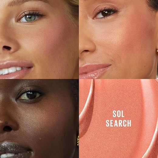 MAYBELLINE New York , Sunkisser Multi-Use Liquid Glow Blush and Bronzer, with Vitamin E, 03 Sol Search - Maybelline New York - Image 4