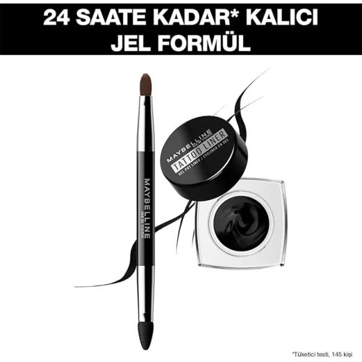 Maybelline New York Eyeliner Gel Tattoo Waterproof Black - Maybelline New York - Image 2