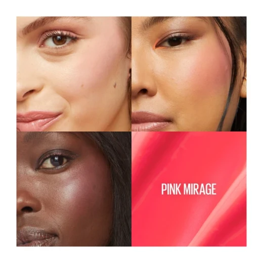 MAYBELLINE New York, Sunkisser Hazy Matte Liquid Blush, Buildable, Longwear, Matte Finish Make Up, with Vitamin E, 30 Pink Mirage - Maybelline New York - Image 3