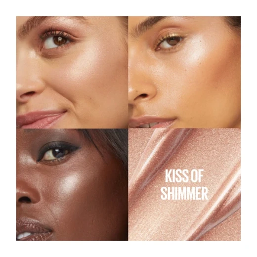 MAYBELLINE New York Sunkisser Liquid Glow Highlighter – 20 Kiss of Shimmer, Buildable, Melt-to-Skin Formula with Diamond Dust for Radiant Glow - Maybelline New York - Image 3