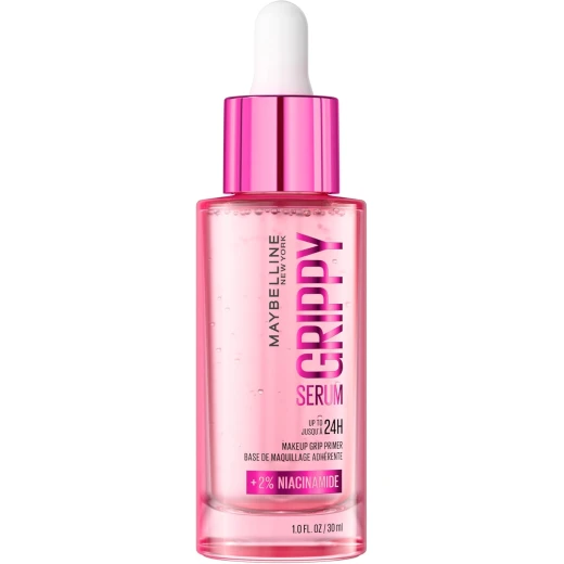 MAYBELLINE New York, Grippy Serum Primer, Hydrating Makeup Primer with 2% Niacinamide For Up To 24HR Make Up Wear, Clear, 30ml - Maybelline New York - Image 4