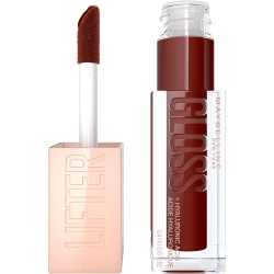 Maybelline New York, Lifter Gloss Honey'd, Hydrating Lip Gloss with Hyaluronic Acid, 028 Maple
