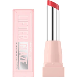 Maybelline New York Lifter Glaze Oil Balm Lipstick, Hydrating Glossy Balm for Smooth Juicy Lips With Hyaluronic Acid + Acerola Cherry Extract 005 Peach Quench