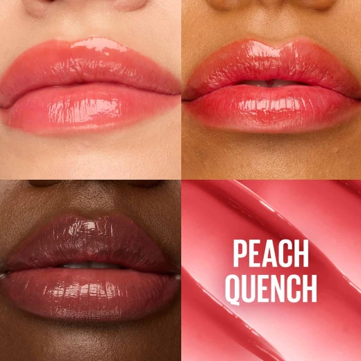Maybelline New York Lifter Glaze Oil Balm Lipstick, Hydrating Glossy Balm for Smooth Juicy Lips With Hyaluronic Acid + Acerola Cherry Extract 005 Peach Quench - Maybelline New York - Image 7