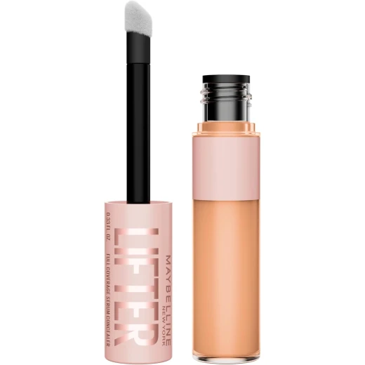 Maybelline New York Lifter Concealer 50 Bright, Full, Undetectable Coverage hydrate & Brighten Under Eyes All-Day Wear 2% Peptides And Caffeine