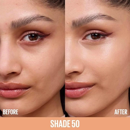 Maybelline New York Lifter Concealer 50 Bright, Full, Undetectable Coverage hydrate & Brighten Under Eyes All-Day Wear 2% Peptides And Caffeine - Maybelline New York - Image 9