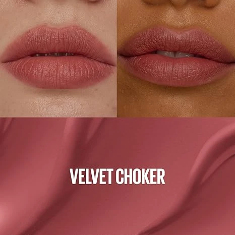 Maybelline New York, Super Stay Teddy Tint Plushwear and Transferproof, Delivers up to 12H Long-lasting Blurred Matte Soft Lip Color,105 Velvet Choker - Maybelline New York - Image 6