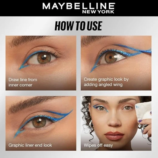 MAYBELLINE New York, Tattoo Liner Play - Smudge-Proof, Long-Lasting & Waterproof Liquid Eyeliner (DEFEND) - Maybelline - Image 4