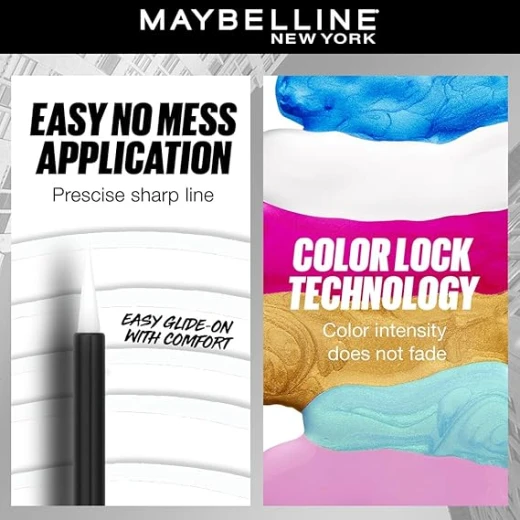 MAYBELLINE New York, Tattoo Liner Play - Smudge-Proof, Long-Lasting & Waterproof Liquid Eyeliner (DEFEND) - Maybelline - Image 6