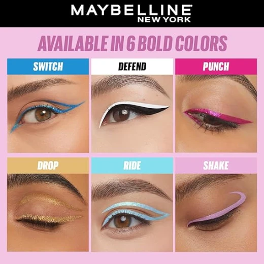 MAYBELLINE New York, Tattoo Liner Play - Smudge-Proof, Long-Lasting & Waterproof Liquid Eyeliner (SHAKE) - Maybelline - Image 3