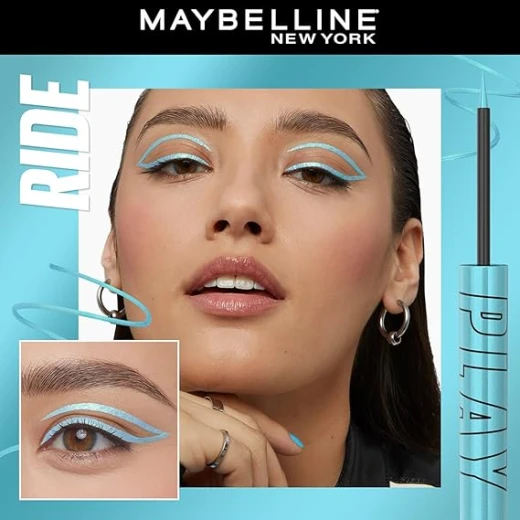 MAYBELLINE New York, Tattoo Liner Play - Smudge-Proof, Long-Lasting & Waterproof Liquid Eyeliner (RIDE) - Maybelline - Image 2
